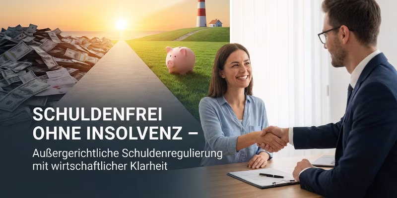 Du betrachtest gerade Schuldenfrei ohne Insolvenz – außergerichtliche Schuldenregulierung mit wirtschaftlicher Klarheit